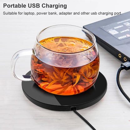 Smart Coffee Mug Warmer - USB Thermostatic Desktop Heater