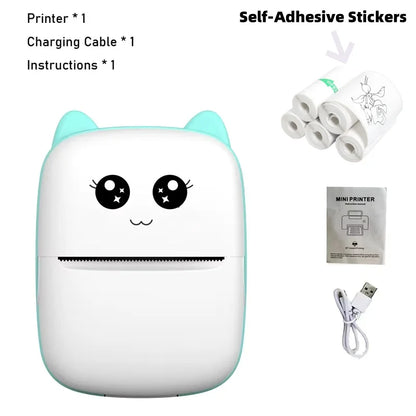 Mini Pocket Printer – Wireless Bluetooth Thermal Photo & Label Maker