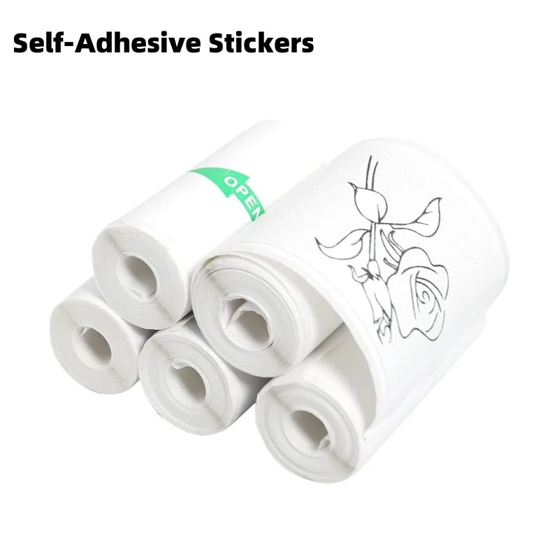 Mini Pocket Printer – Wireless Bluetooth Thermal Photo & Label Maker