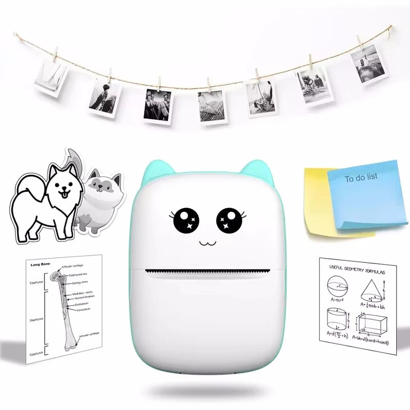 Mini Pocket Printer – Wireless Bluetooth Thermal Photo & Label Maker